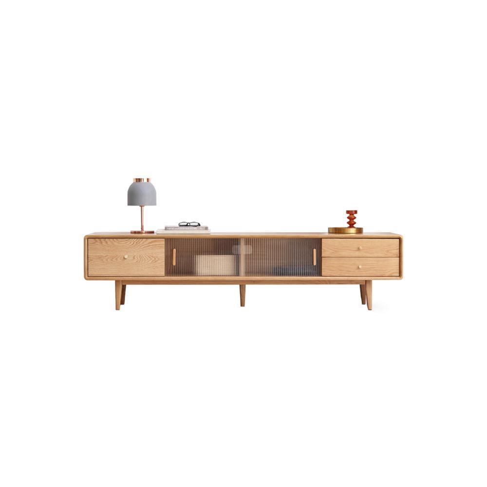 Kerry TV Stand, Light Oak
