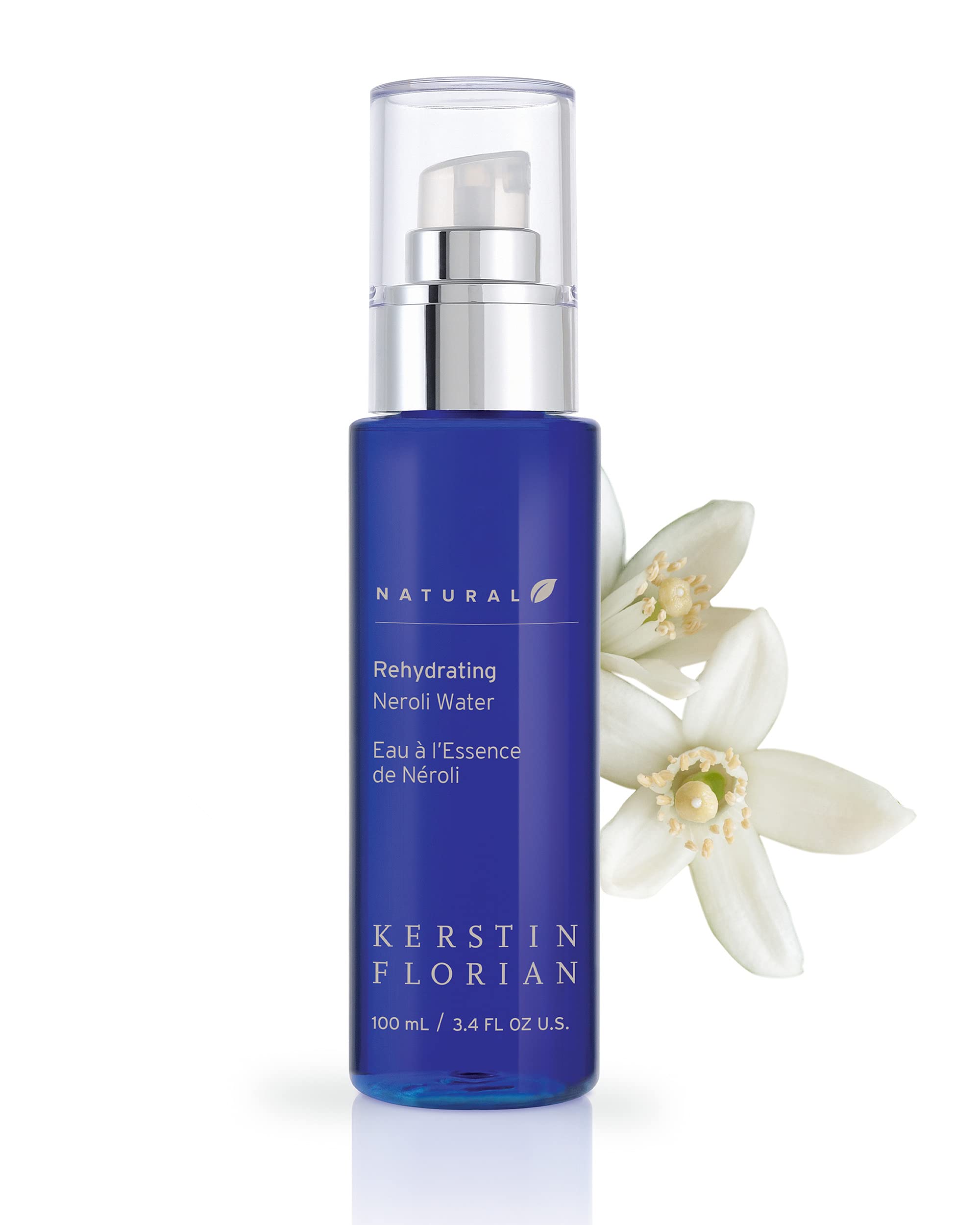 Kerstin Florian Neroli Water Face Mist – Orange Blossom Aromatherapy, Probiotics & Peptides (Vegan, Cruelty-Free, 3.4 fl oz)