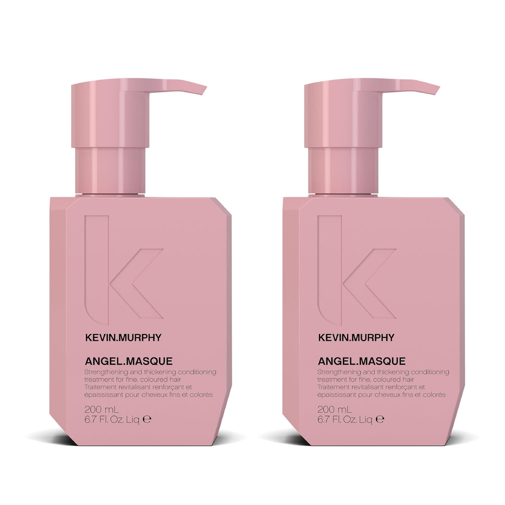 KEVIN.MURPHY ANGEL.MASQUE – Deep Conditioning Hair Masque for Damaged, Fine Color-Treated Hair (Sulphate-Free, Pack of 2, 200 mL)