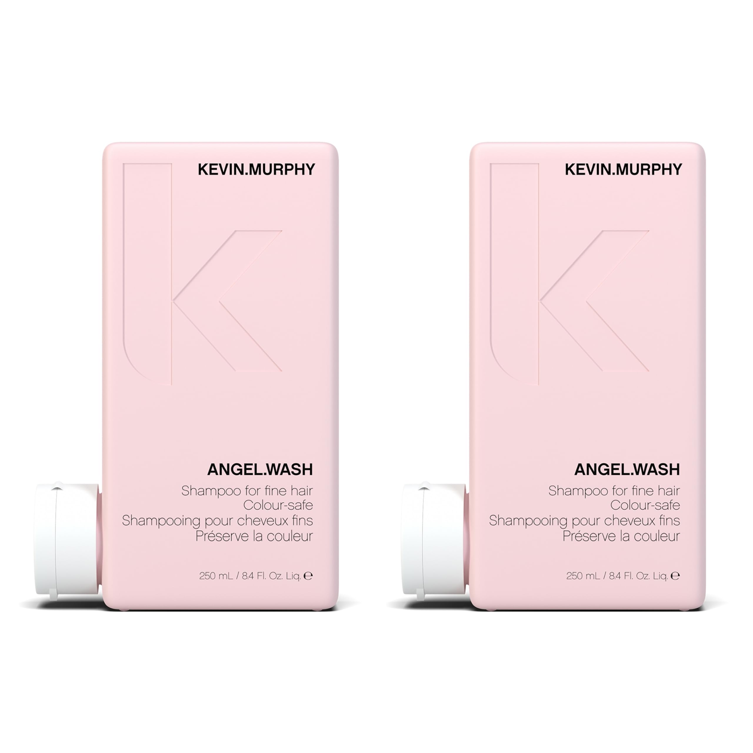 Kevin.Murphy Angel.Wash – Restorative Shampoo for Fine Coloured Hair | Colour-Safe, Sulphate & Paraben Free (Pack of 2)