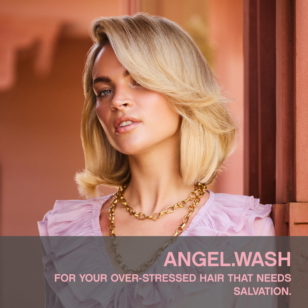 Kevin.Murphy Angel.Wash – Restorative Shampoo for Fine Coloured Hair | Colour-Safe, Sulphate & Paraben Free (Pack of 2)