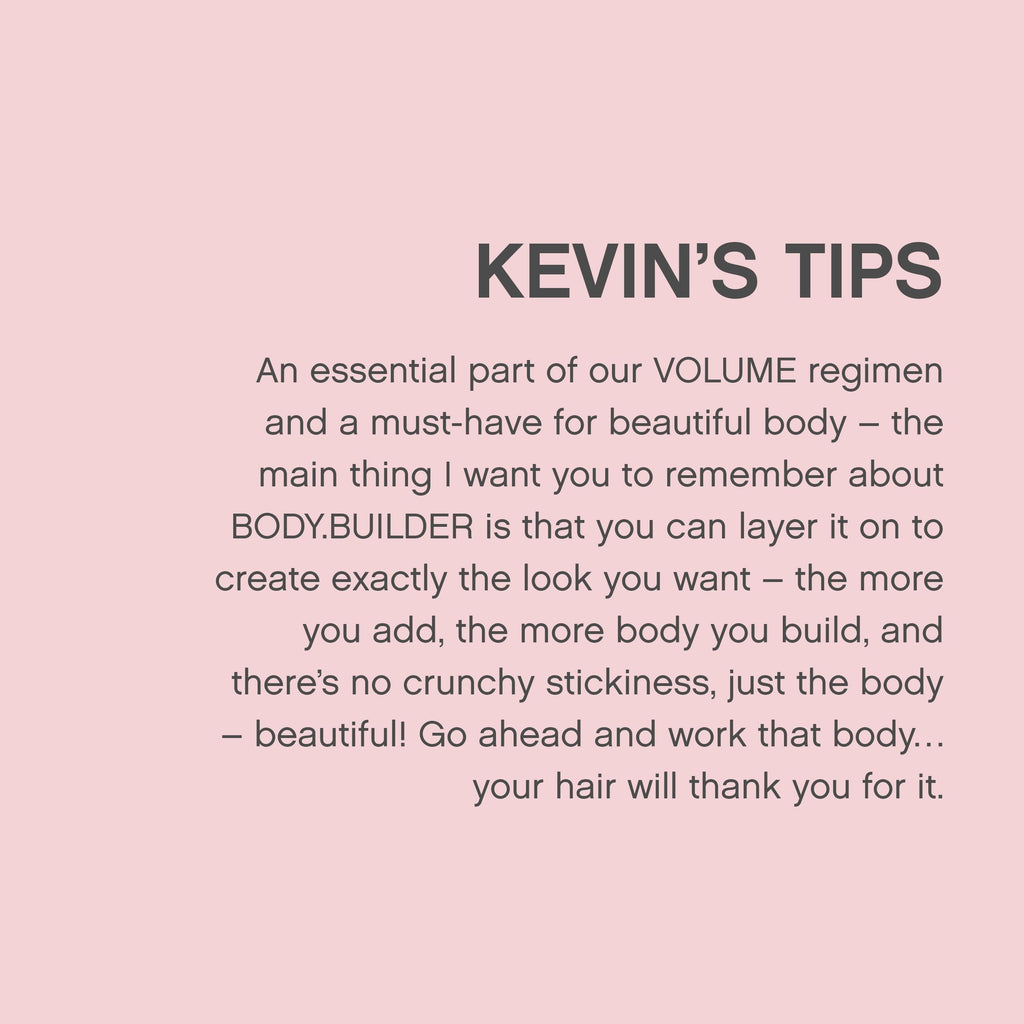 KEVIN.MURPHY BODY.BUILDER – Weightless Volumising Mousse for All Hair Types | Sulphate-Free, Tangerine Peel Oil | 350 ml x 2