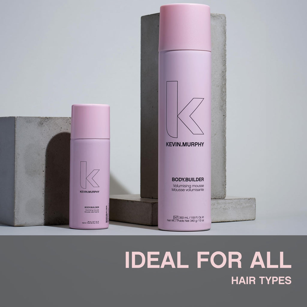 KEVIN.MURPHY BODY.BUILDER – Weightless Volumising Mousse for All Hair Types | Sulphate-Free, Tangerine Peel Oil | 350 ml x 2