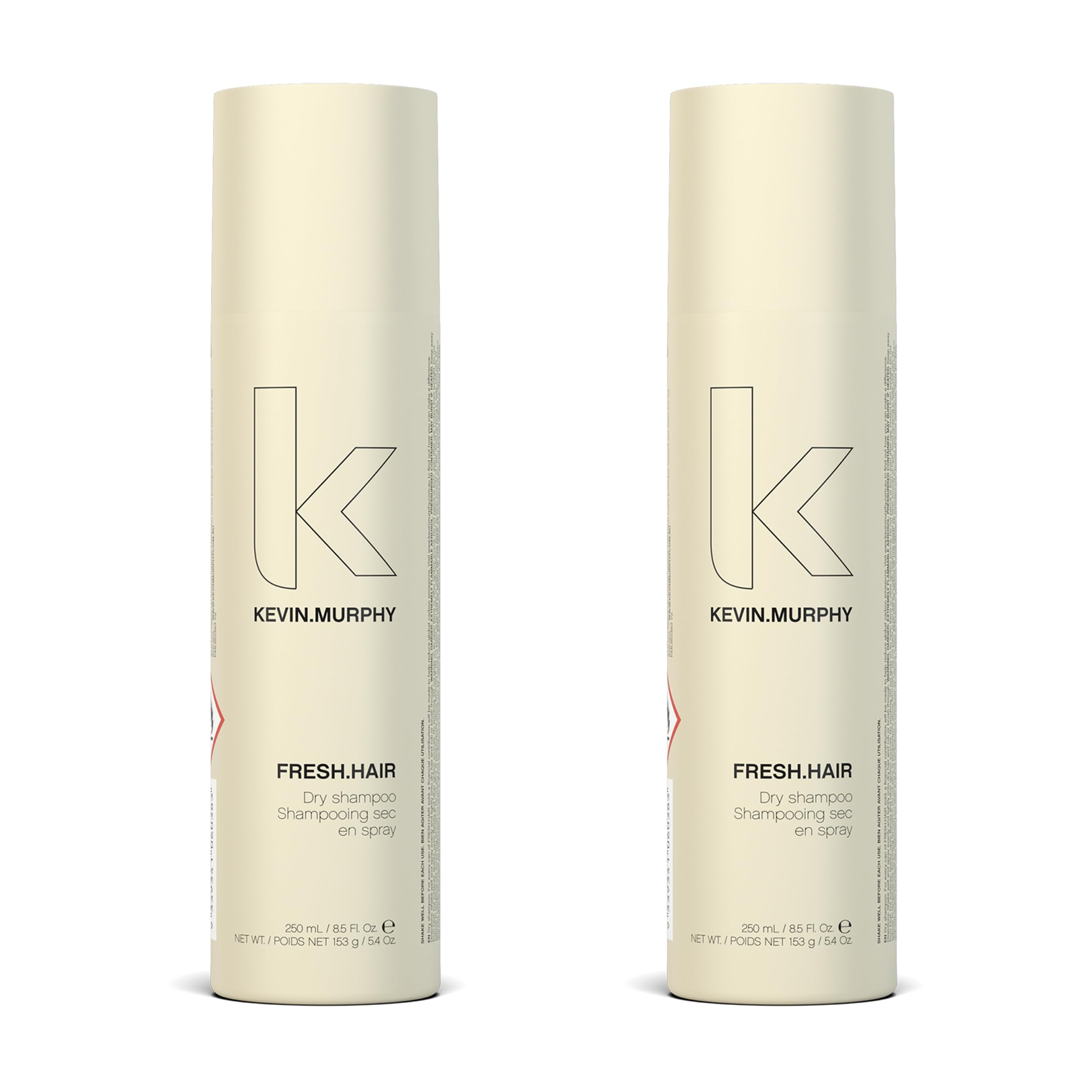KEVIN.MURPHY Fresh.Hair Dry Shampoo Spray – All Hair Types, Sulfate-Free, 250 mL (Pack of 2)
