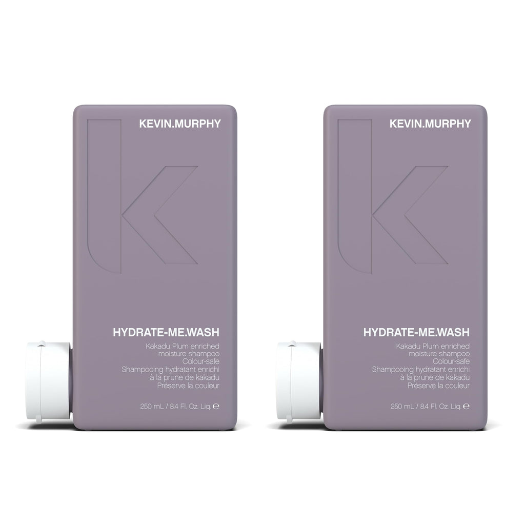 KEVIN.MURPHY HYDRATE-ME.WASH – Hydrating Shampoo for Natural & Coloured Hair (Pack of 2)