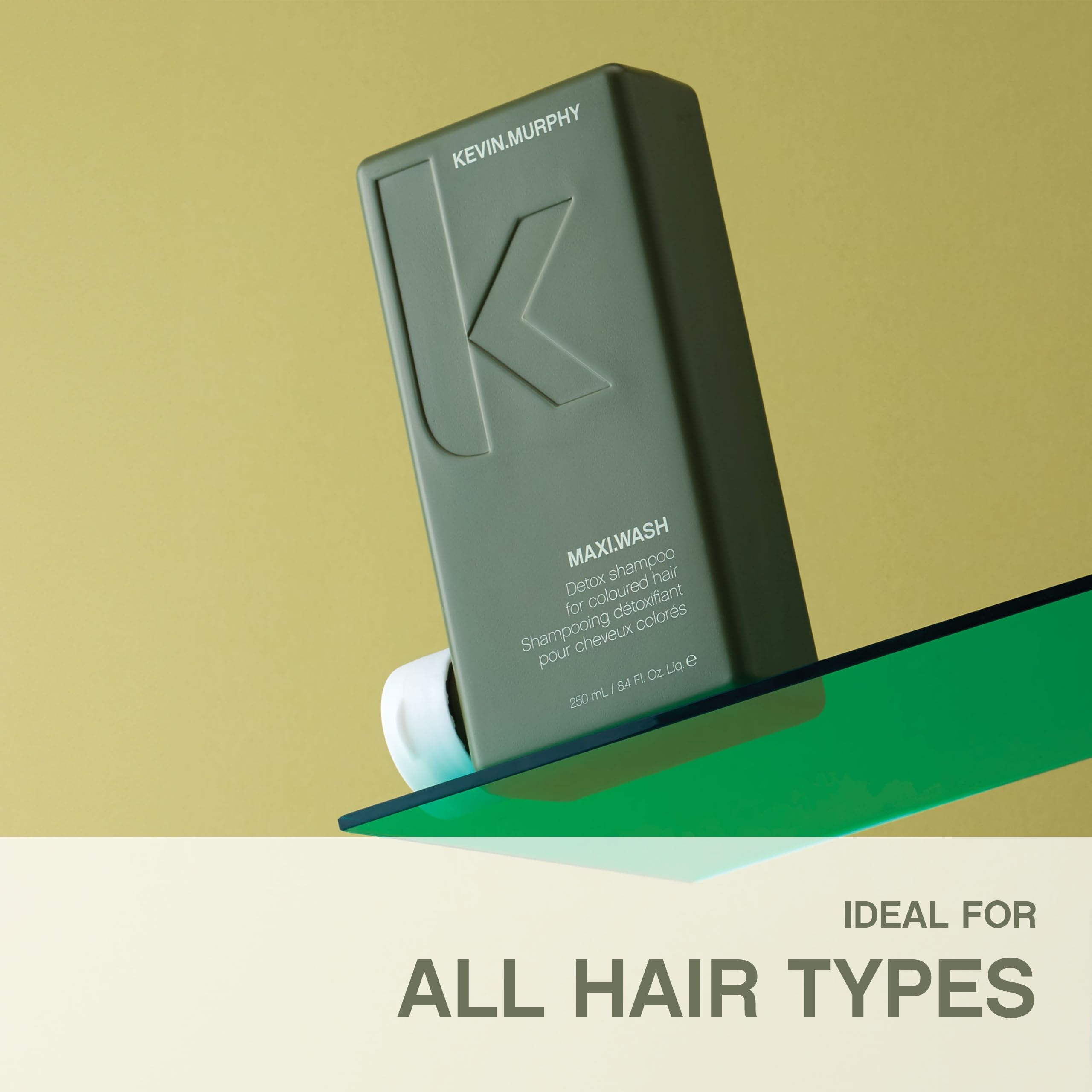 KEVIN.MURPHY Maxi.Wash Detox Shampoo – Colour Safe, Sulfate Free & Paraben Free | 250 ml / 8.4 oz (Pack of 2)