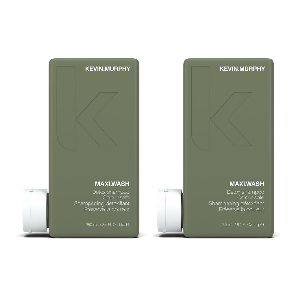 KEVIN.MURPHY Maxi.Wash Detox Shampoo – Colour Safe, Sulfate Free & Paraben Free | 250 ml / 8.4 oz (Pack of 2)