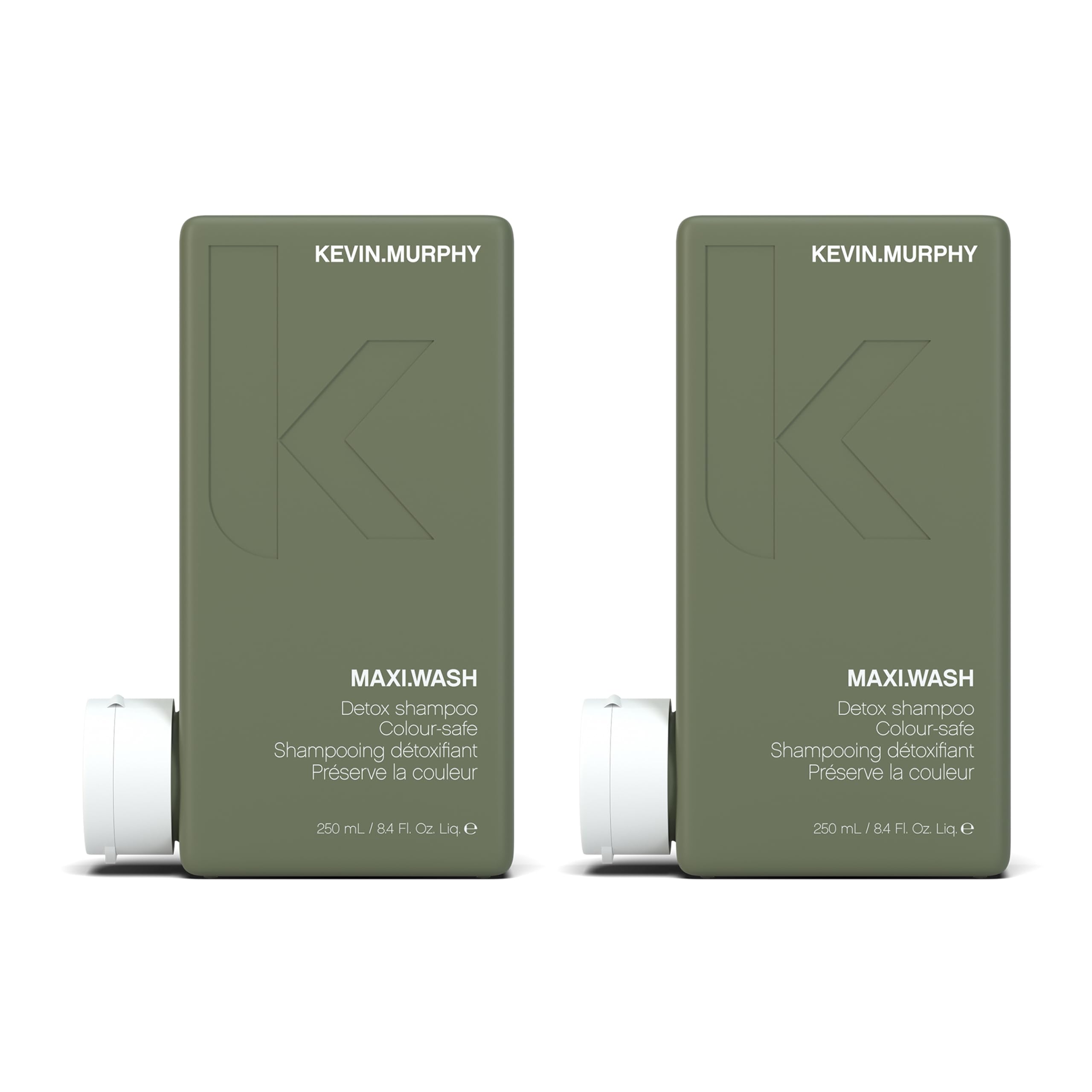 KEVIN.MURPHY Maxi.Wash Detox Shampoo – Colour Safe, Sulfate Free & Paraben Free | 250 ml / 8.4 oz (Pack of 2)