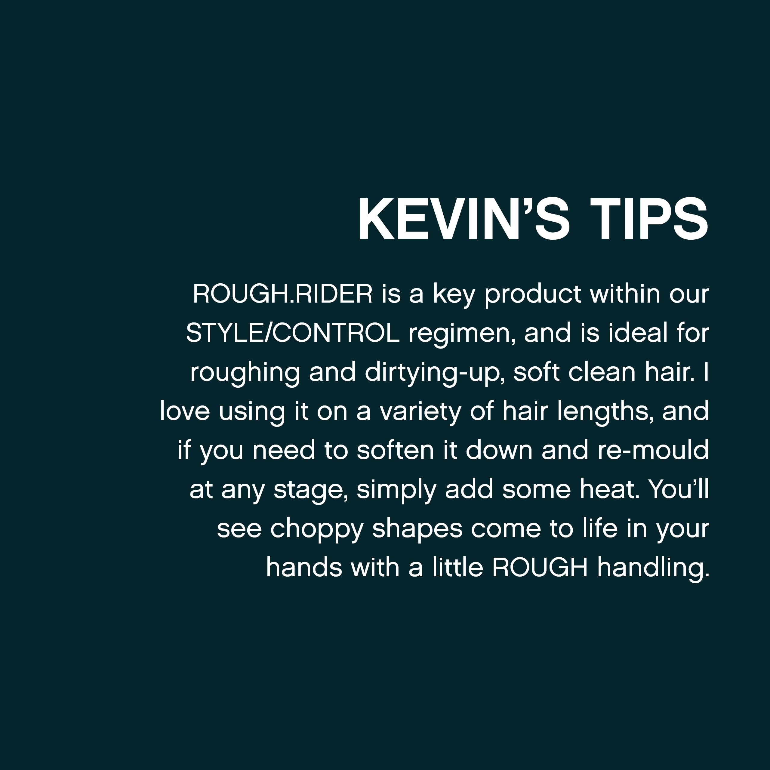 KEVIN.MURPHY ROUGH.RIDER Clay – Moldable Hair Styling Clay with Strong Hold & Matte Finish (Sulfate Free) – Pack of 2