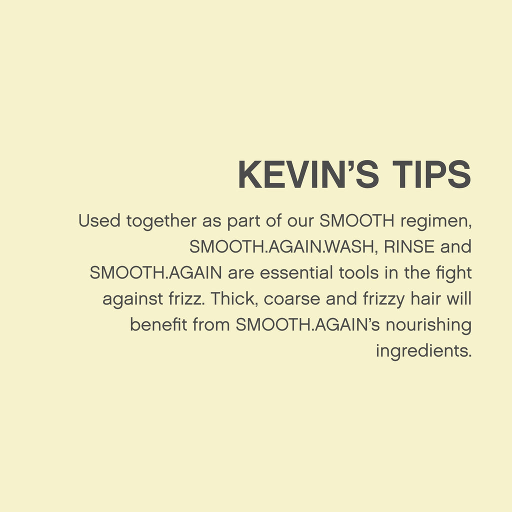 KEVIN.MURPHY SMOOTH.AGAIN RINSE — Smoothing Conditioner for Thick, Coarse Hair | Sulphate-Free (Pack of 2) 250 mL