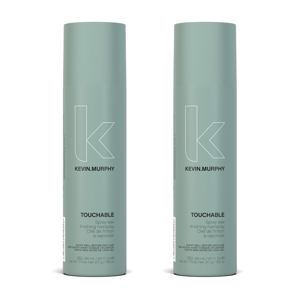 KEVIN.MURPHY TOUCHABLE Spray Wax Finishing Hair Spray – Texture & Hold (Pack of 2)