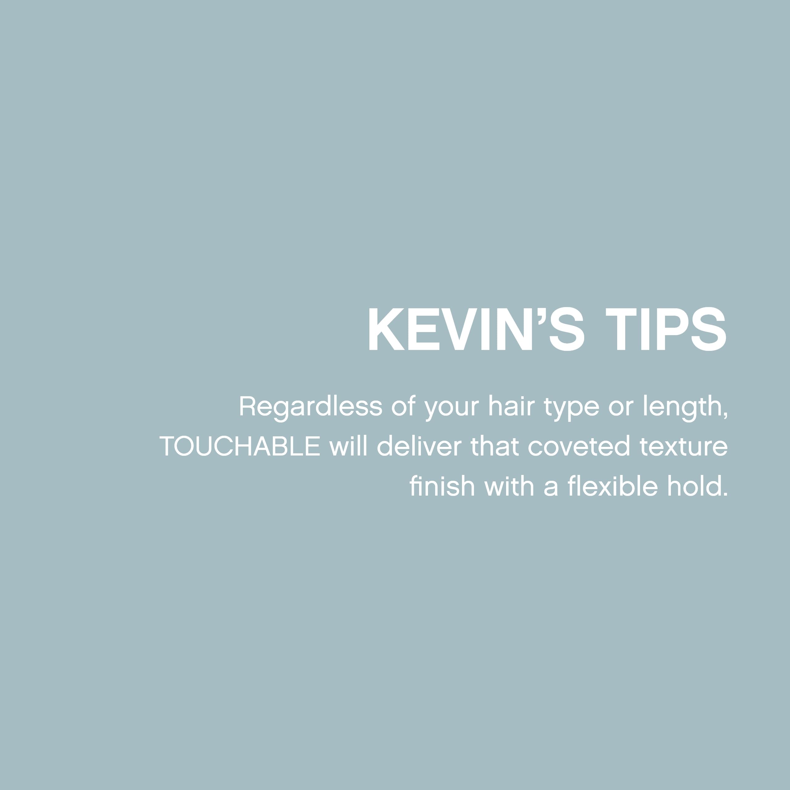 KEVIN.MURPHY TOUCHABLE Spray Wax Finishing Hair Spray – Lightweight Texture & Hold for All Hair Types