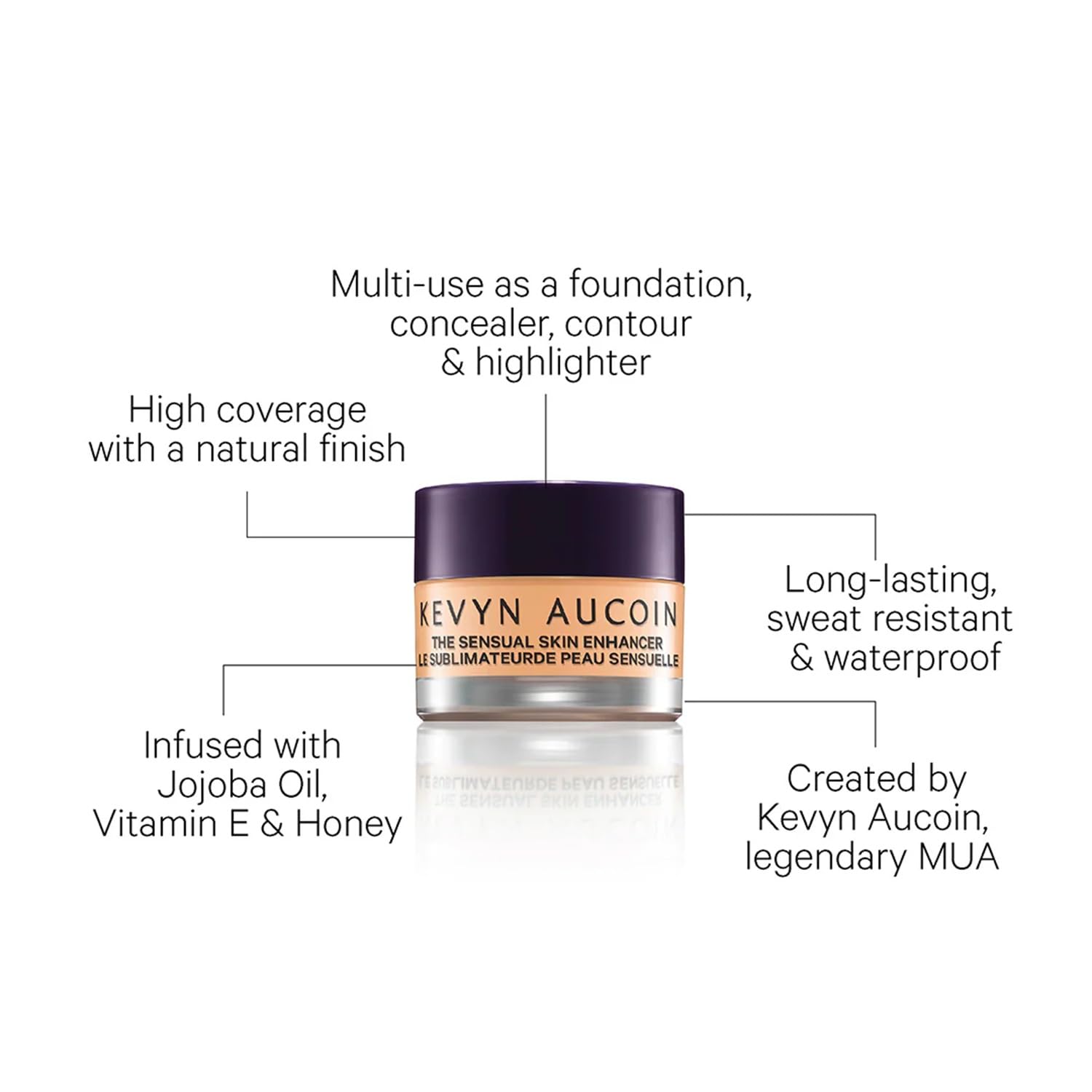 Kevyn Aucoin The Sensual Skin Enhancer SX 01 Light — All-in-One Foundation, Concealer & Contour