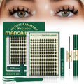 KEYYOU LASH Manga Lash Clusters Kit 8-18mm – 144pcs DIY Lash Extensions