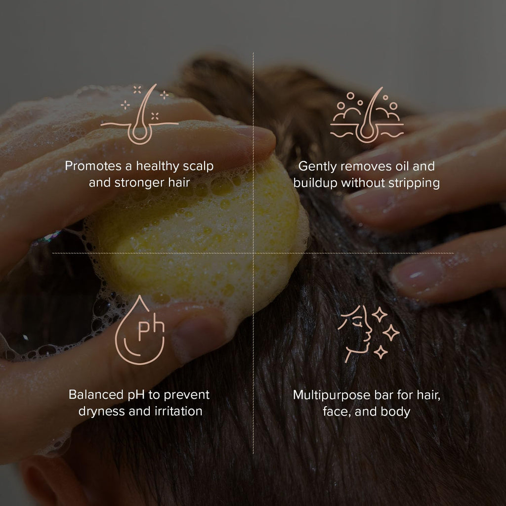 KGallery Maka Nature Low-Carbon Shampoo Bar Lemon | Korean K-Beauty, Vegan & Plastic-Free