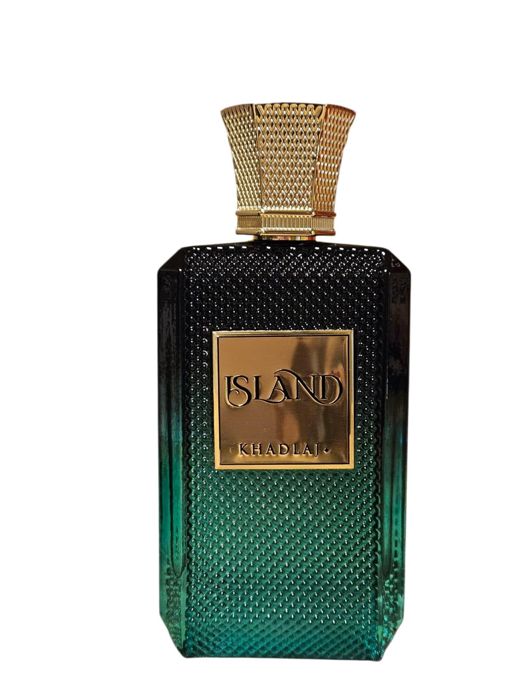 KHADLAJ Island Extrait de Parfum – Luxury Middle Eastern Fragrance in Emerald Glass