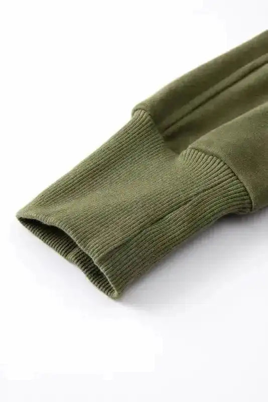Khaki Plaid Women's Sweatshirt - Stylish & Cozy