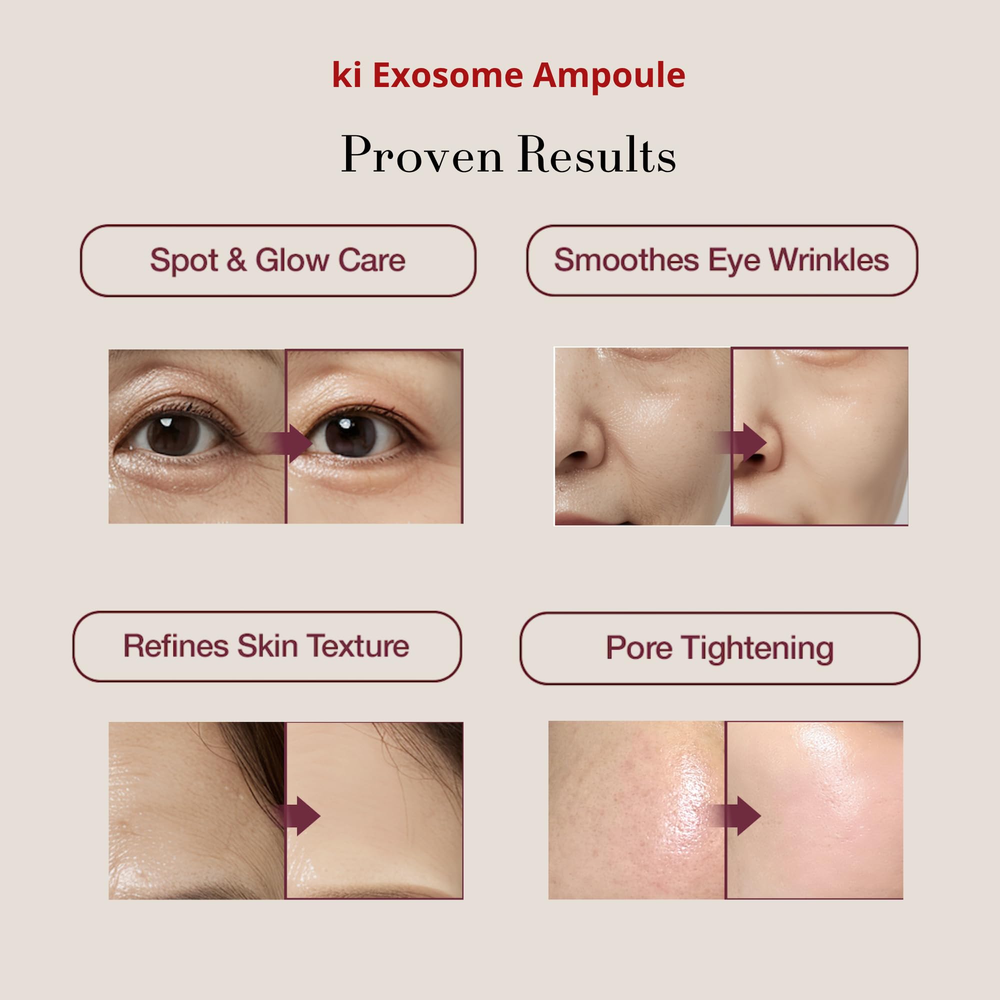 Ki Cosmetics Stem-Cell Exosome Skin Booster Kit – Exosome, PDRN, Peptide, Collagen | Rejuvenation, Hydration, Anti-Aging | Korean Skincare 30ml (5 Ampoules)