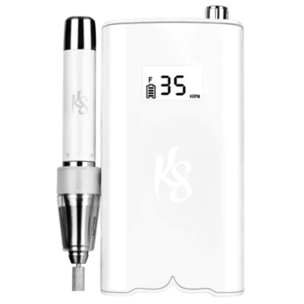 Kiara Sky Beyond Pro Nail Drill — Portable Cordless E-File, 35,000 RPM, 10h Battery