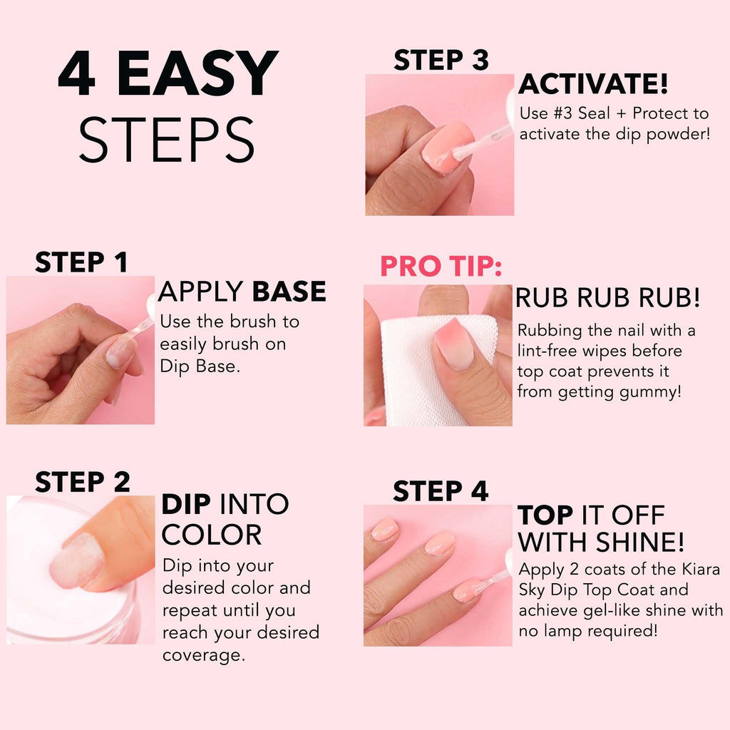 Kiara Sky Dip Powder Red Tones Diablo Shimmer 1 oz – Strong, Lightweight Nails