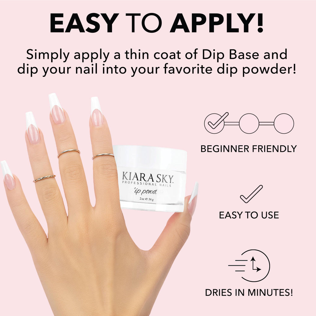 Kiara Sky Dip Powder Essentials 2 oz – Natural Nail Base & Builder