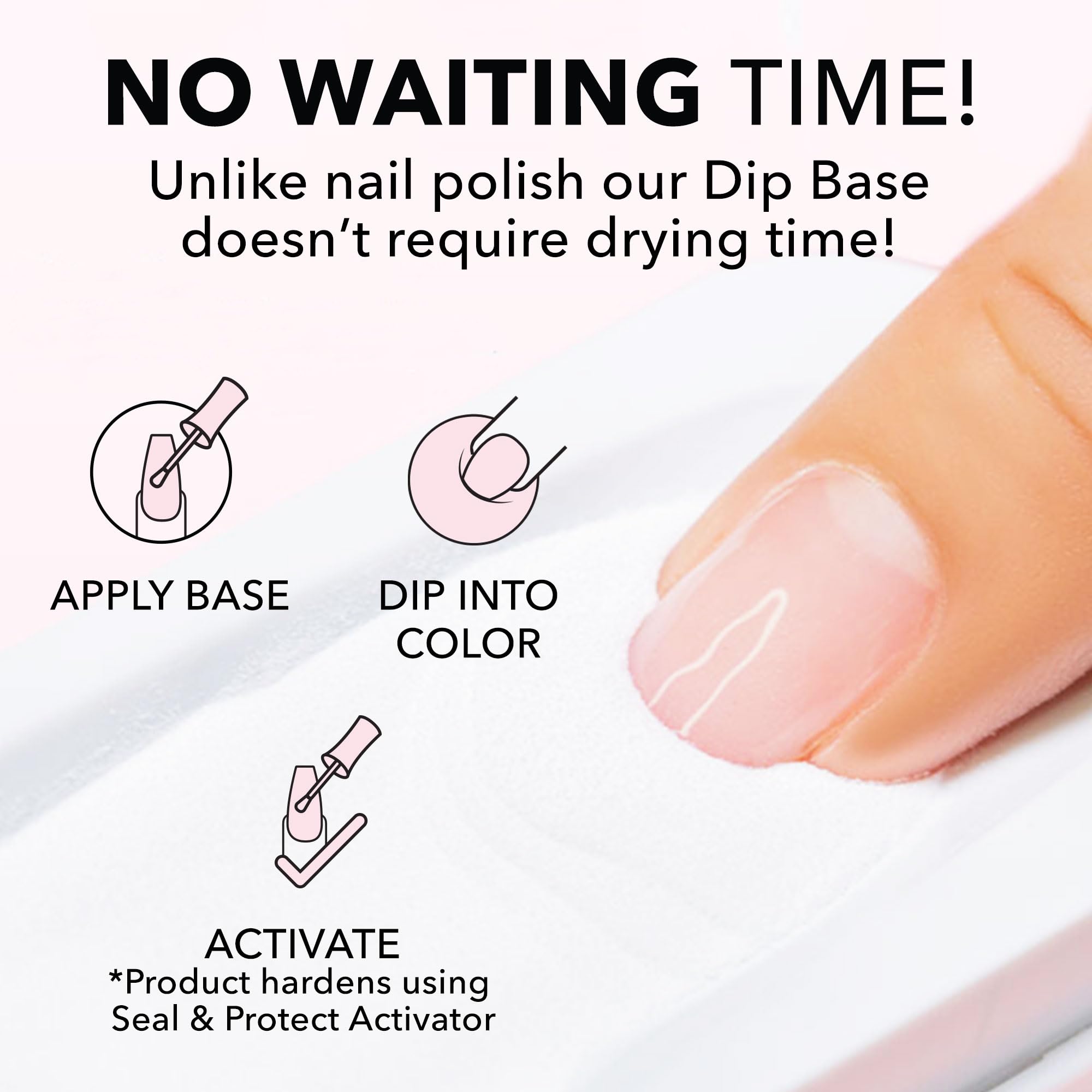 Kiara Sky Dip Powder Essentials 2 oz – Natural Nail Base & Builder