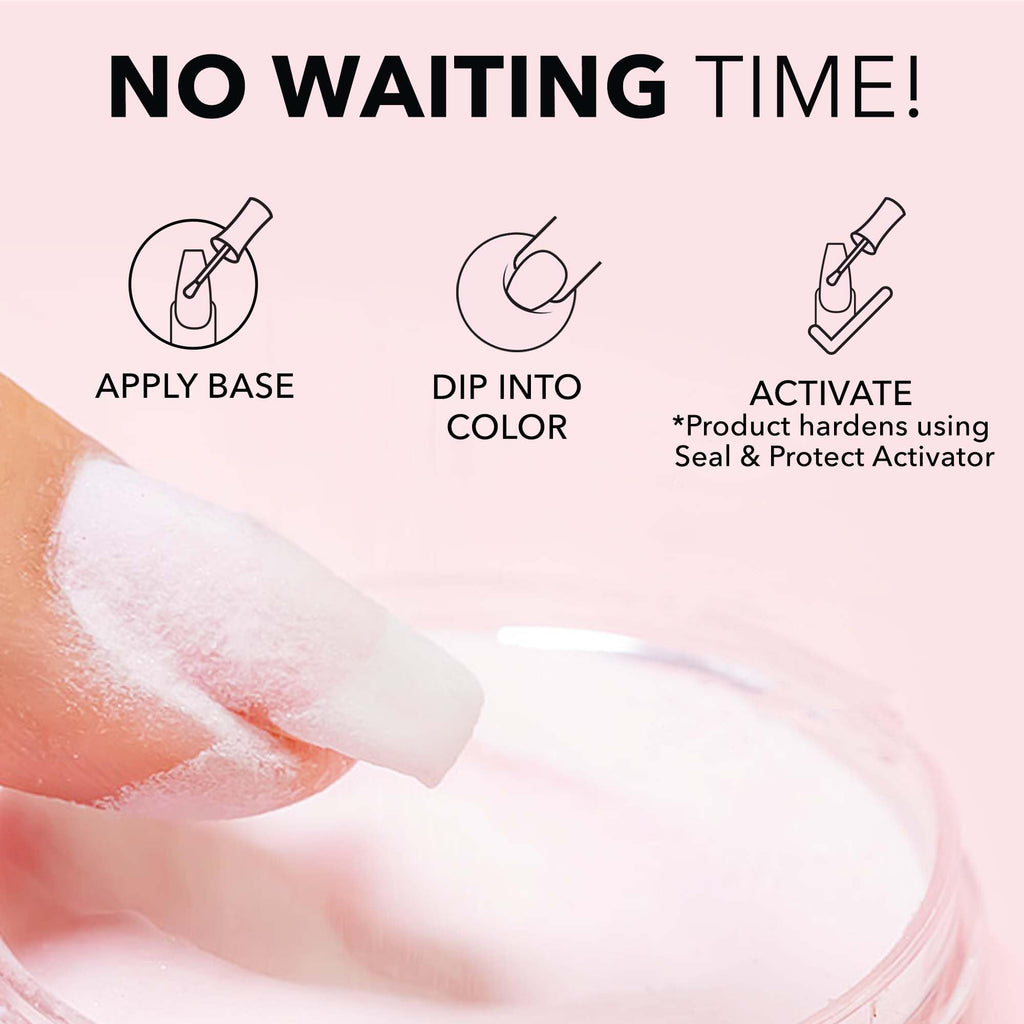 Kiara Sky Dip Powder Red Tones – Danger (1 oz) | Build Strong, Natural-Looking Nails