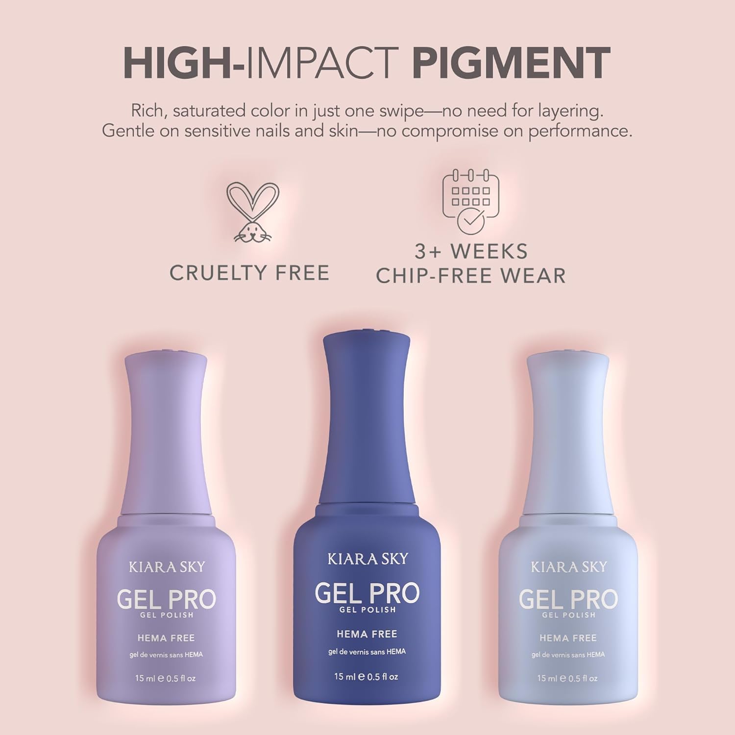 KIARA SKY Gel Pro HEMA-FREE Gel Nail Polish – The Fall Edit, 12 Shades (0.5 Fl Oz Each)