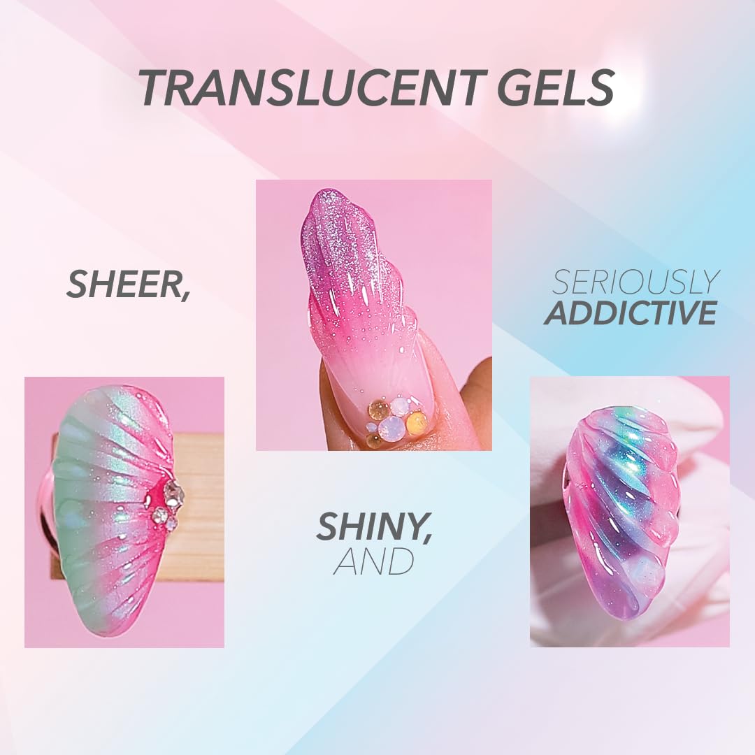 KIARA SKY Jelly Tints Polar Opposites Gel Polish 15ml – HEMA-Free