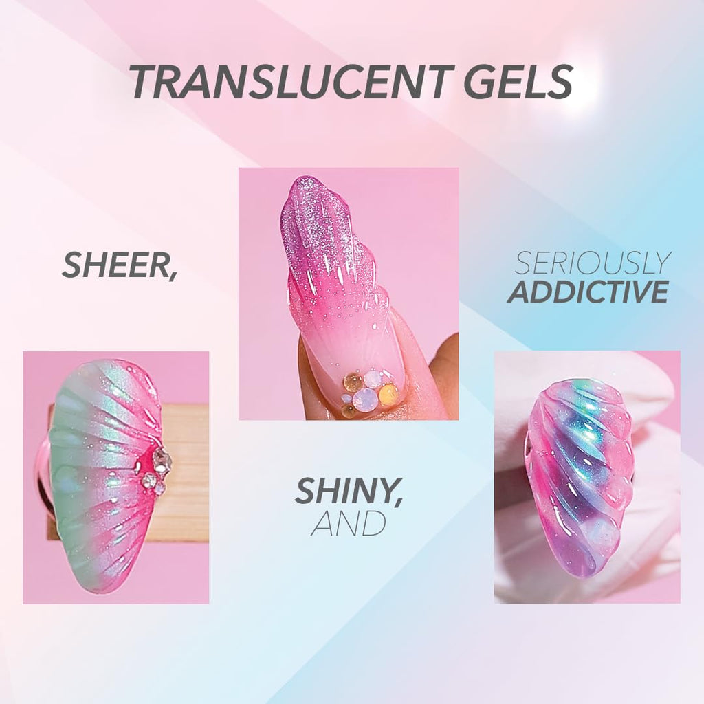 KIARA SKY Jelly Tints Soak Off Gel Polish 15ml – Beauty Queen Peachy Pink
