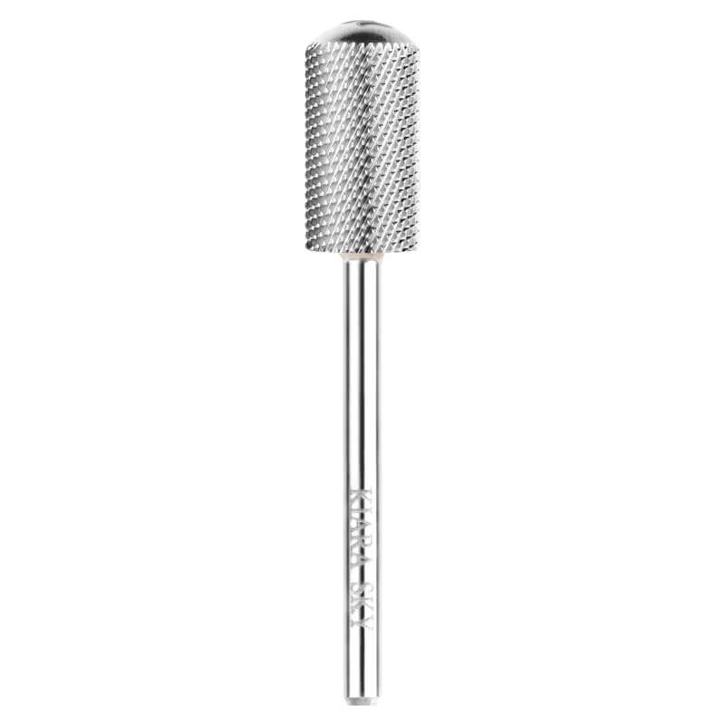 Kiara Sky Large Smooth Top Fine Universal Nail Drill Bit with Safety Edge | Non-Coated