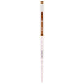 Kiara Sky Nail Art Brush M Flat – Blending & Shading Tool, Crystal Iridescent Handle