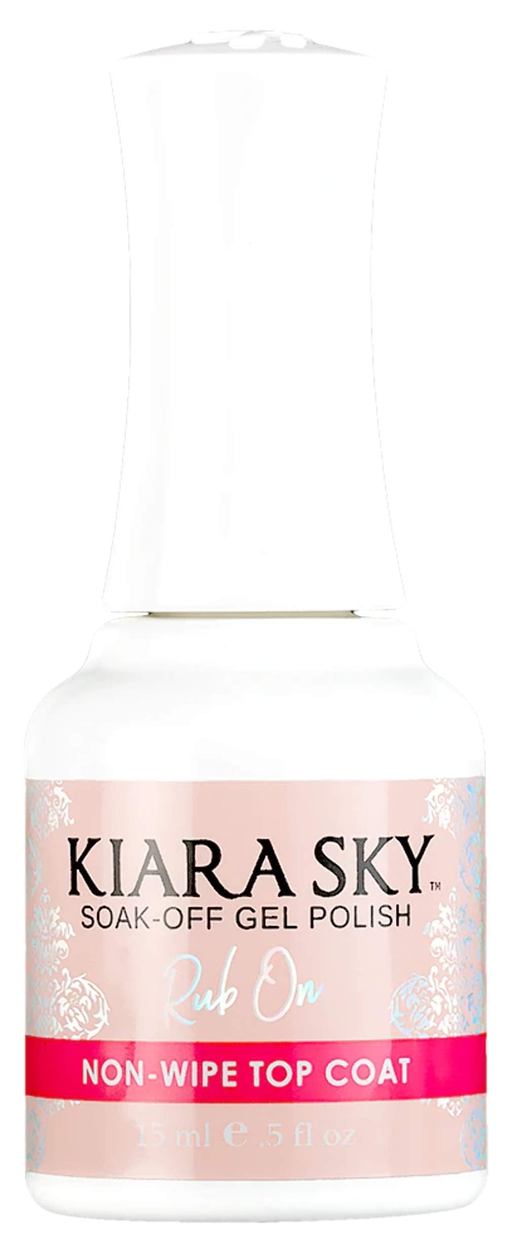 KIARA SKY Rub On LED UV Soak Off Non Wipe Gel Top Coat for Nails | Base and Top Coat for Powder Effects