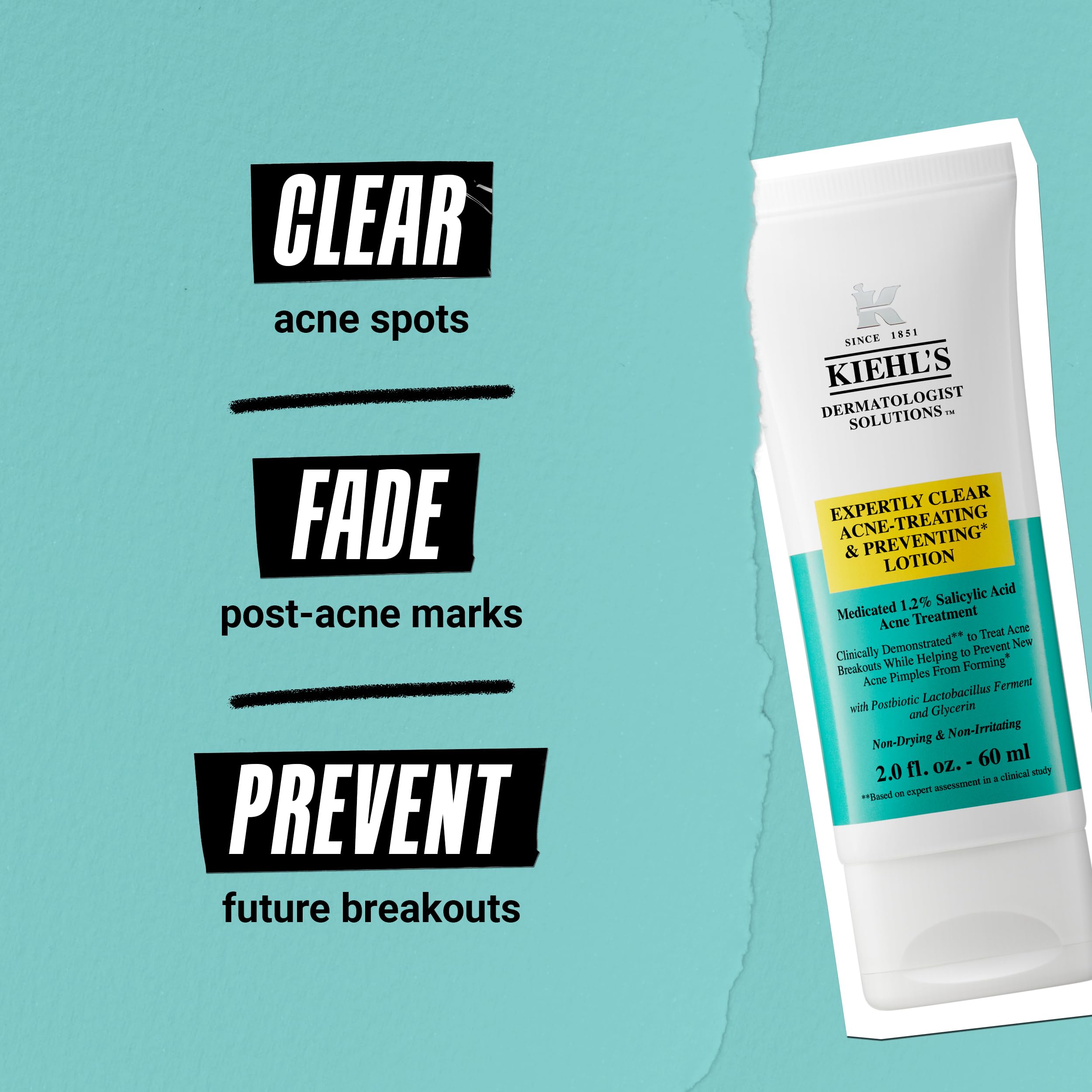 Kiehl's Expertly Clear Moisturizer with 1.2% Salicylic Acid & 2% Niacinamide (2 fl oz)