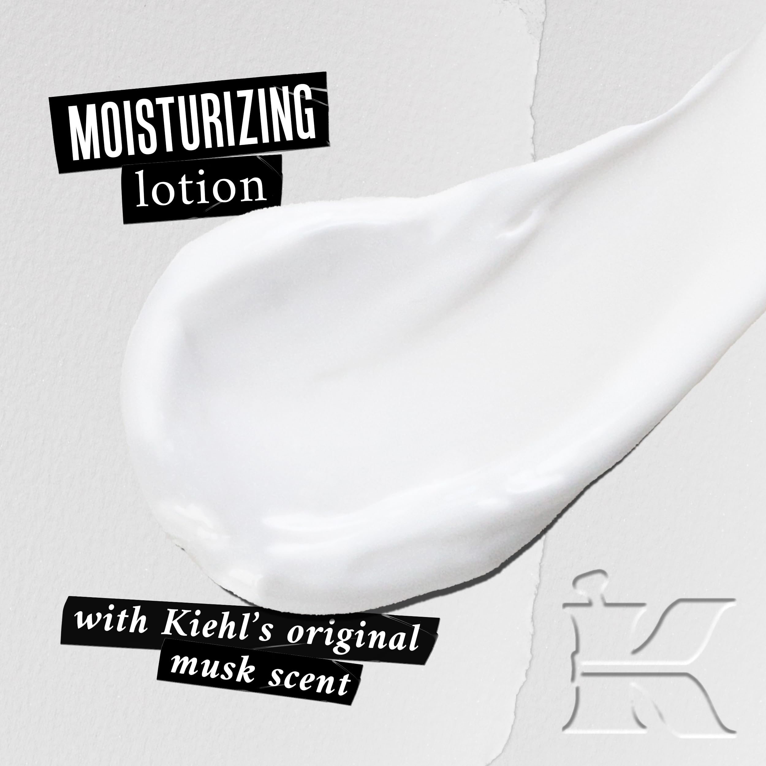 Kiehl's Original Musk Scented Body Lotion | Lightweight Moisturizer with Apricot & Sesame Oil – 8.4 fl oz