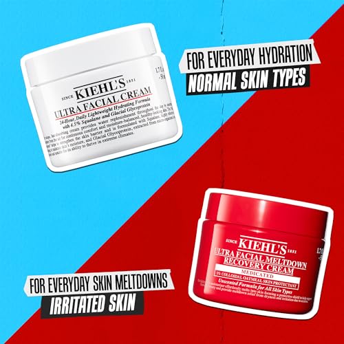 Kiehl's Ultra Facial Recovery Barrier Cream – Lightweight Moisturizing for Dry & Sensitive Skin