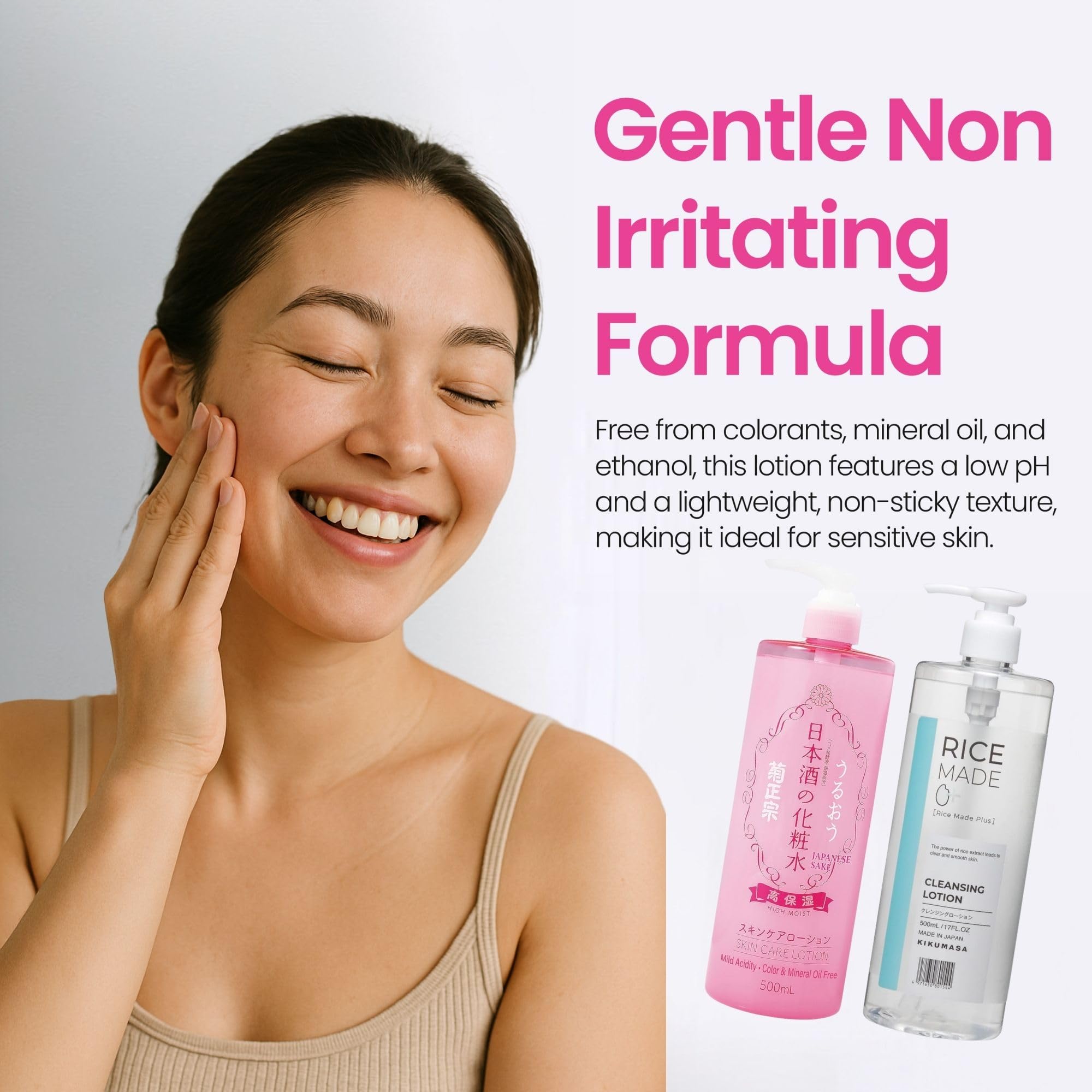 Kikumasamune Daily Moisturizer 2-in-1 Toner & Makeup Remover | Fermented Rice & Amino Acids