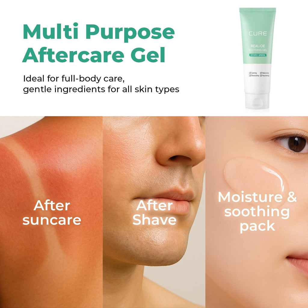 Kim Jeong Moon Aloe CURE Aloe Vera Gel – 90.52% Jeju Leaf Juice, Soothing & Hydrating Korean Skincare (5.07 fl oz)