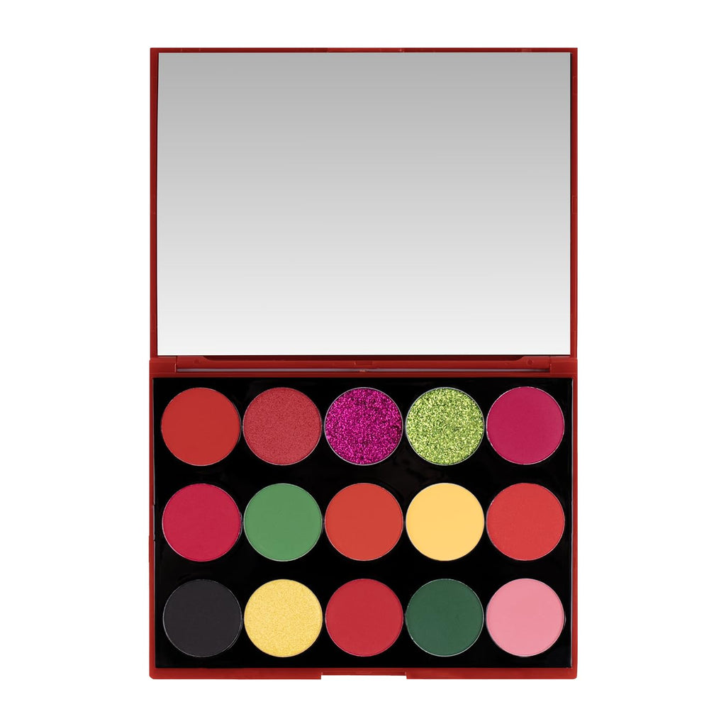 KimChiChic Cherry Chic Eyeshadow Palette – 12 Ultra Pigmented Shades, Talc-Free, Vitamin E, Cruelty-Free, 0.68oz
