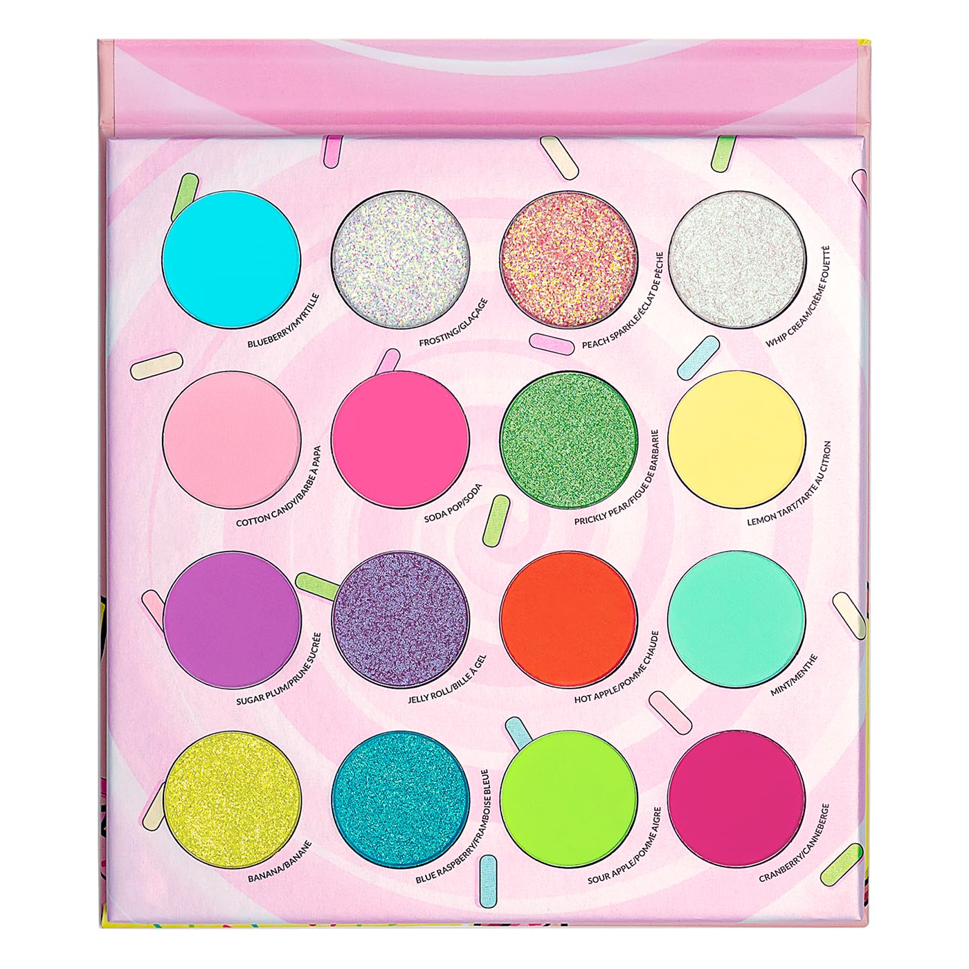 KimChiChic Beauty Donut Collection Eyeshadow Palette – 16 Matte, Pigment & Glitter Shadows