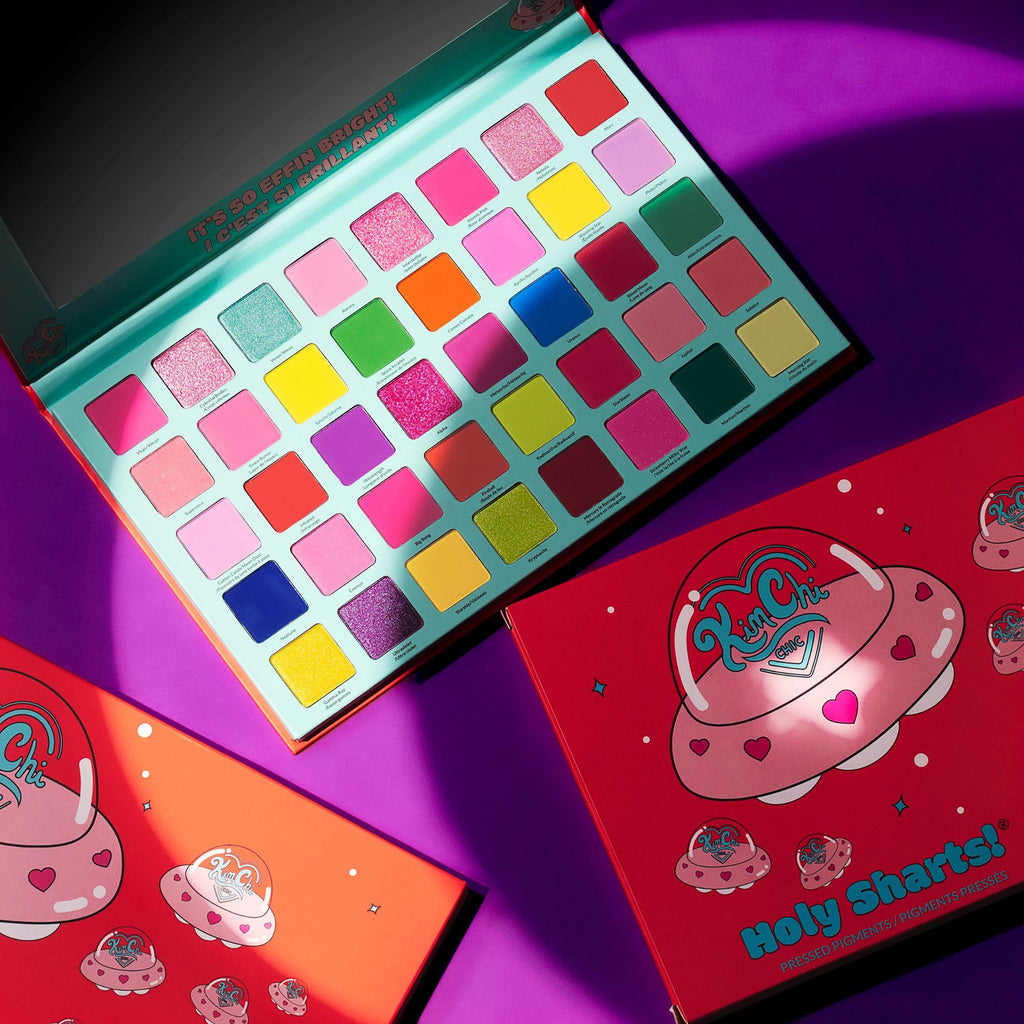 KimChiChic Beauty Holy Sharts Eyeshadow Palette – 40 Colorful, Blendable, Long-Lasting Shades