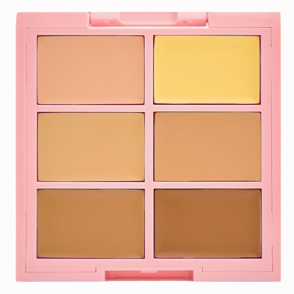 Kimchi Chic Beauty Undercover Hoe Corrector Palette – Full Coverage Concealer, Creamy & Long-Wearing, Cruelty-Free (Medium, 0.25 oz)