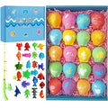 Kims Cosiart Kids Bath Bombs with Surprise Fishing Game – 20 Shell Gift Set