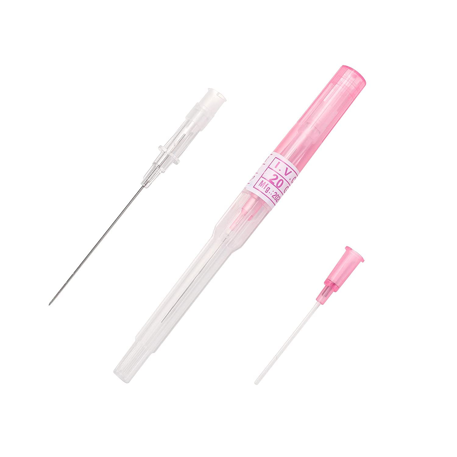 KingWei 20G Piercing Needles – 50Pcs IV Catheter Disposable Stainless Steel Hollow Needles