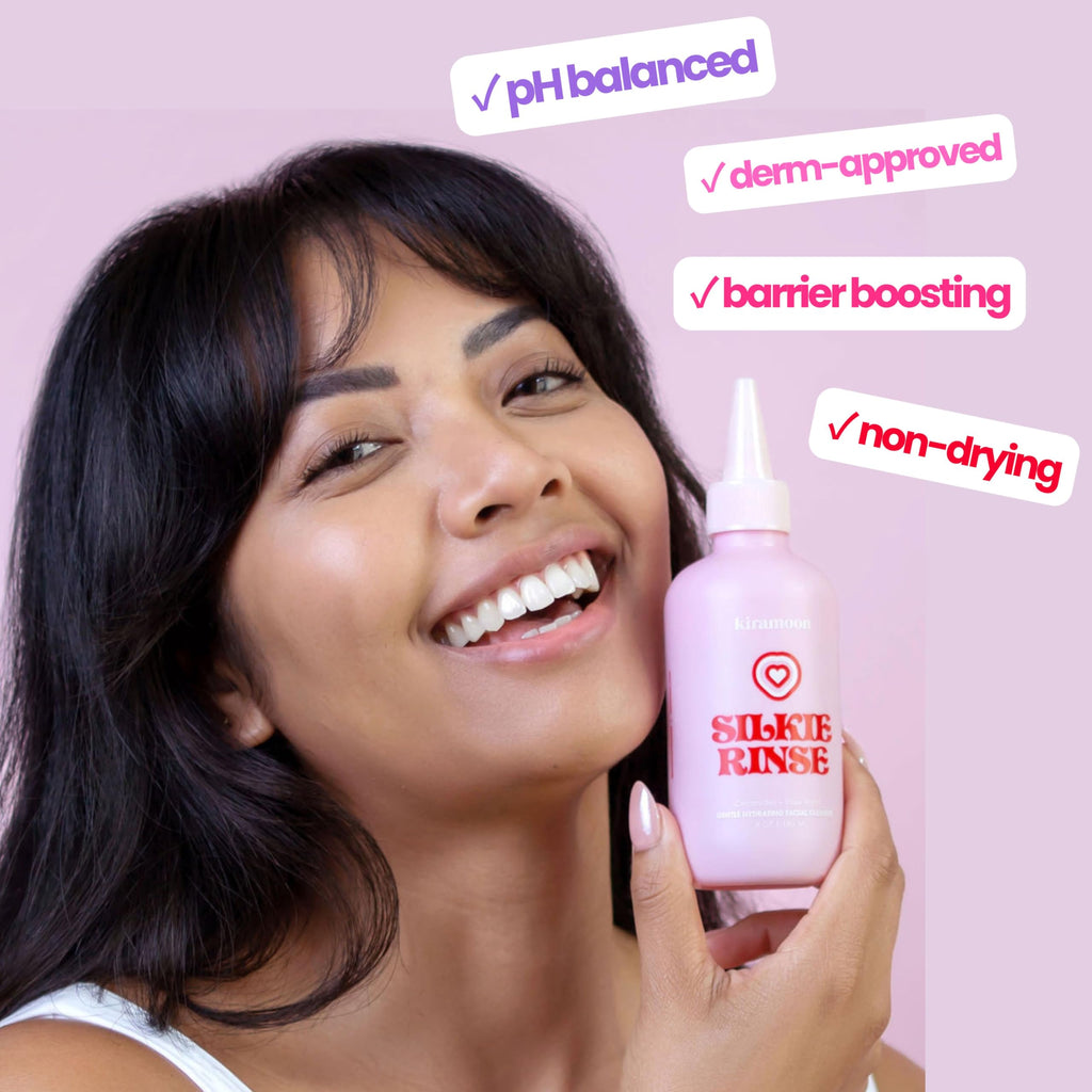 Kiramoon Silkie Rinse – Hydrating Gentle Face Wash with Ceramides & Squalane