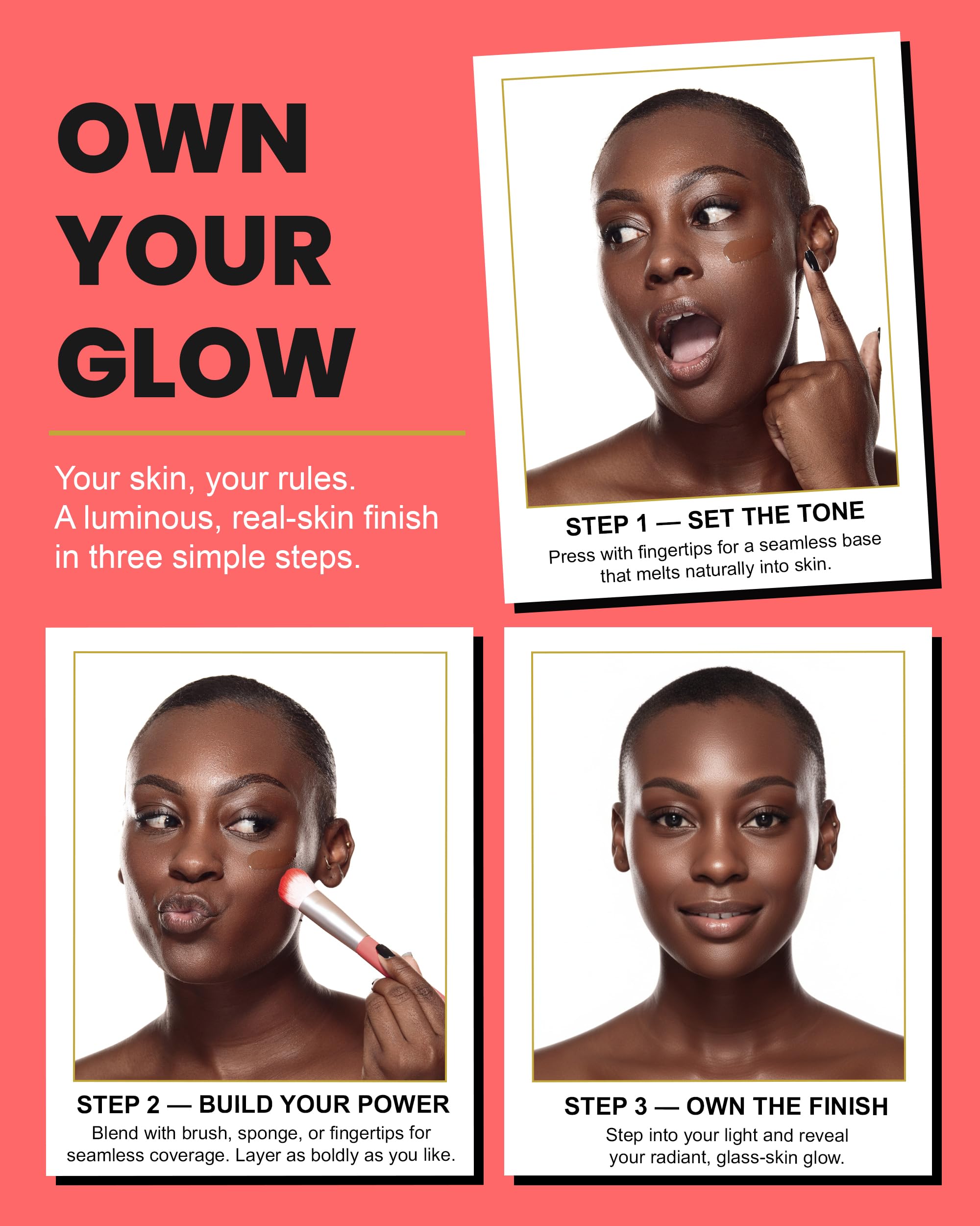 Kirby Kosmetics Konfident Glow Skin Tint – Espresso Empowerment, Oil-Free