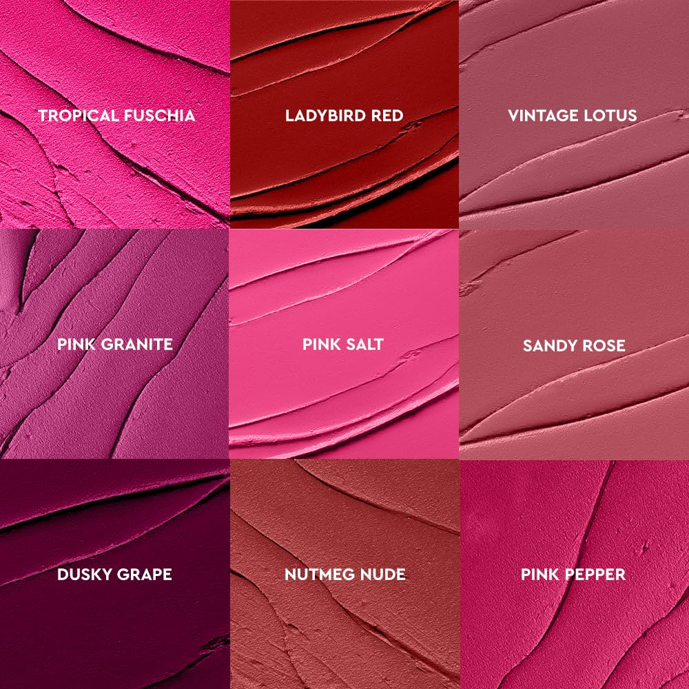 KIRO Non-Stop Airy Matte Lipstick Velvet Merlot – Long-Lasting, Hydrating, Waterproof Lip Color (5ml)