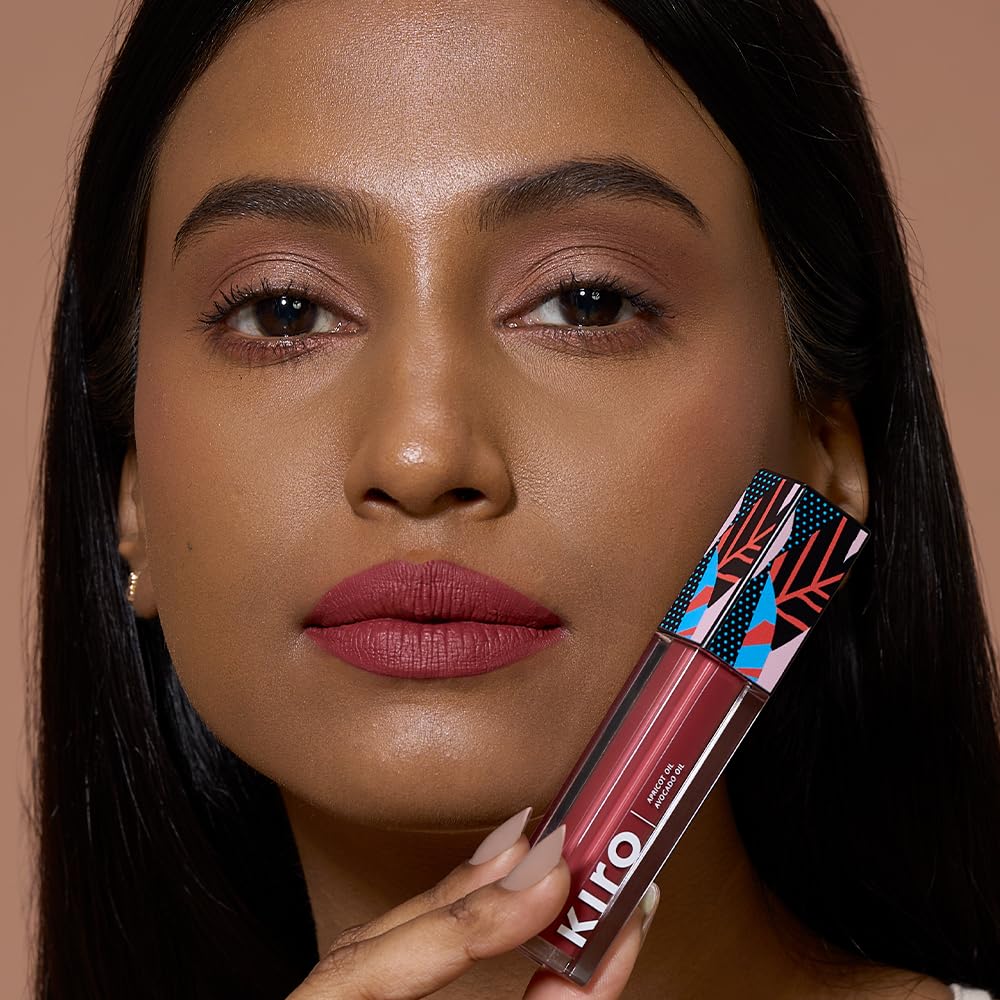 KIRO Non-Stop Airy Matte Lipstick Velvet Merlot – Long-Lasting, Hydrating, Waterproof Lip Color (5ml)