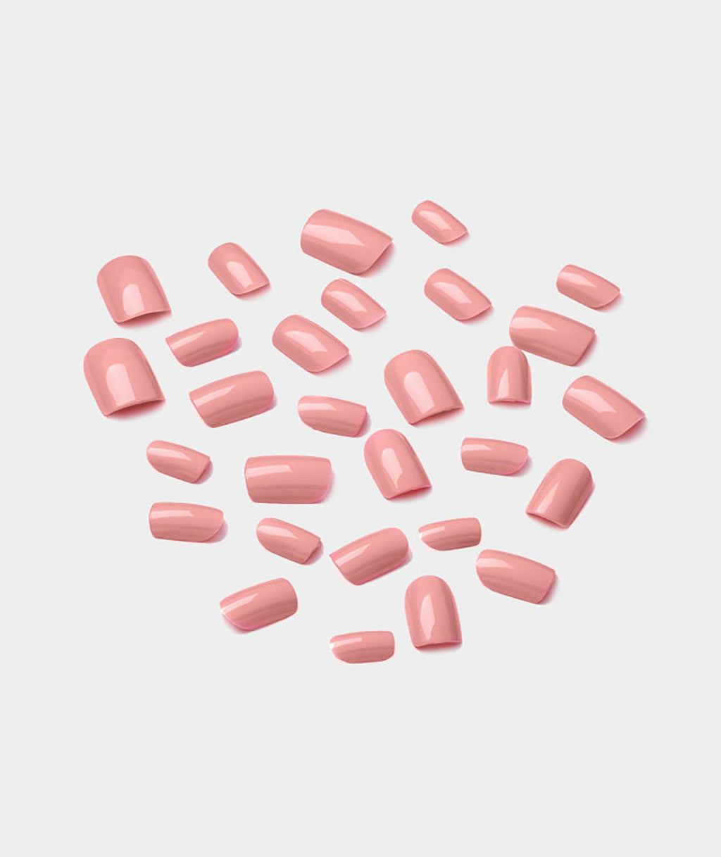 2-Pack Kiss Gel Fantasy KGN12 Ribbons Short Design Nails with Adhesive Tabs & Glue