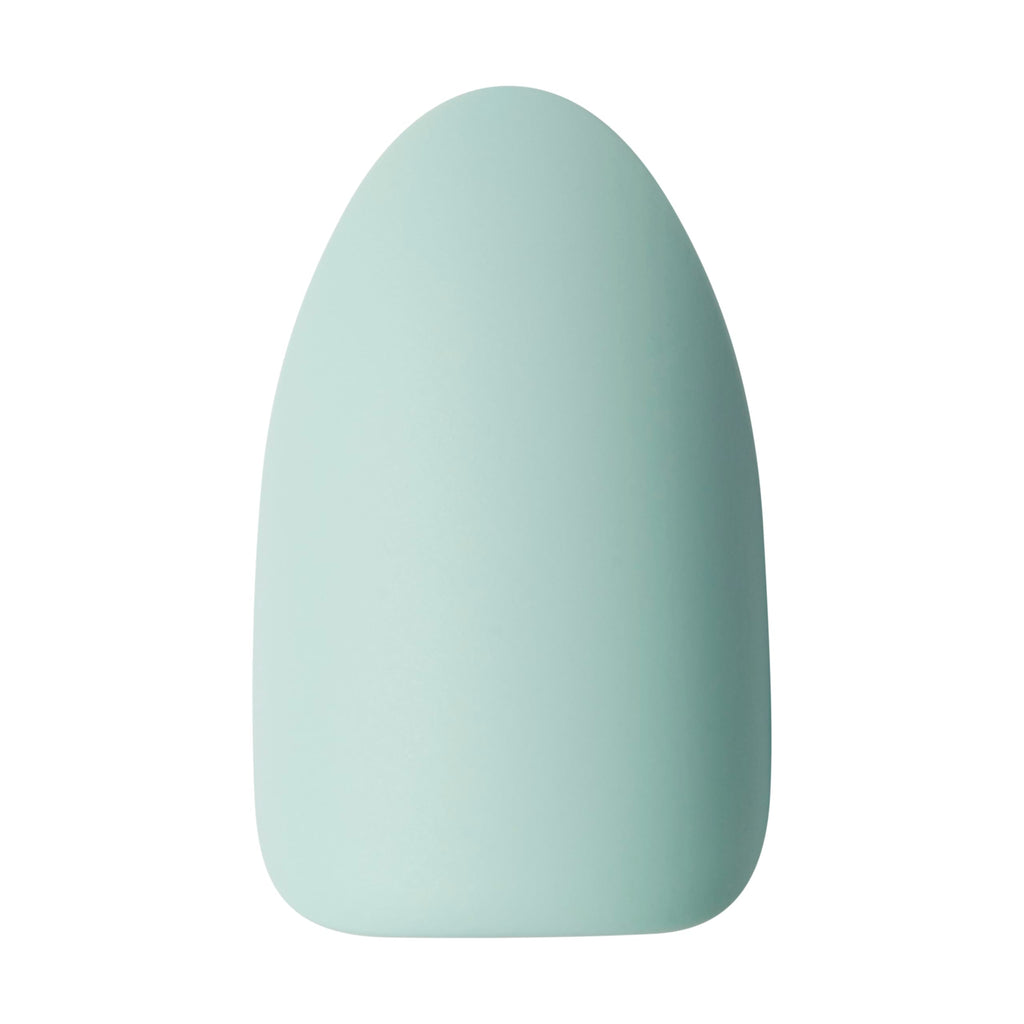 KISS imPRESS Press-On Manicure: Evergreen Mint Glitter, Medium Almond Nails, No Glue